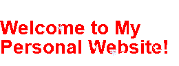 Welcome to My Personal Website!